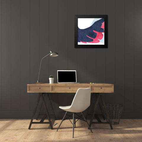 Flight  Black Modern Wood Framed Art Print by PI Studio