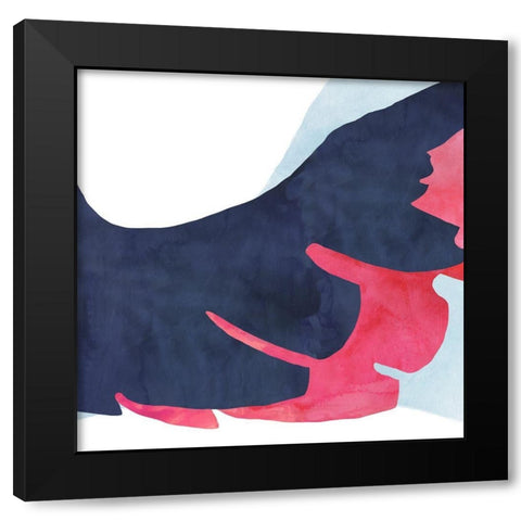 Flight  Black Modern Wood Framed Art Print with Double Matting by PI Studio