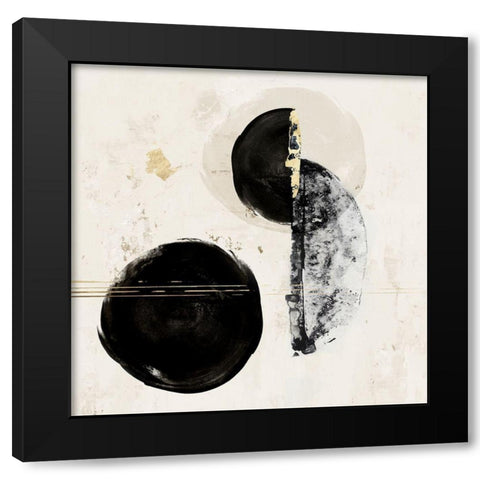 Allured I  Black Modern Wood Framed Art Print by PI Studio