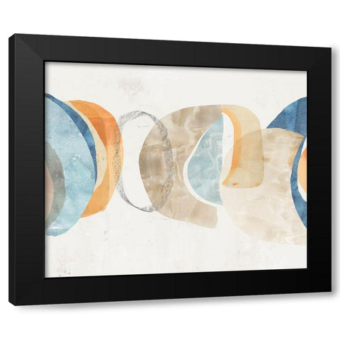 Magnetism I Black Modern Wood Framed Art Print with Double Matting by PI Studio