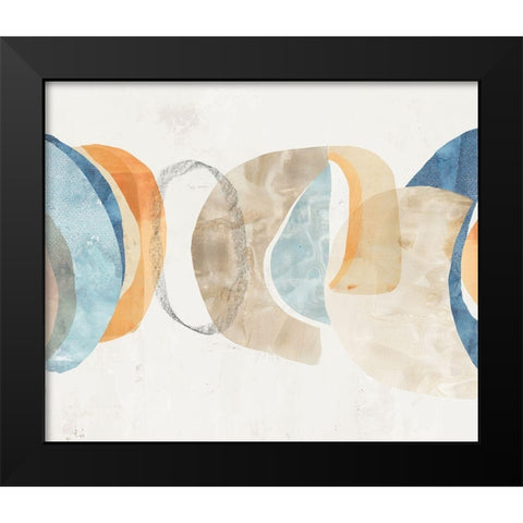 Magnetism I Black Modern Wood Framed Art Print by PI Studio