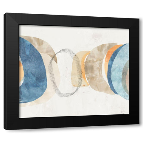 Magnetism II  Black Modern Wood Framed Art Print by PI Studio