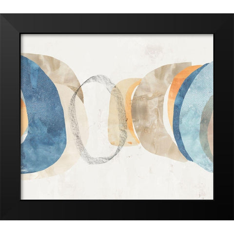 Magnetism II  Black Modern Wood Framed Art Print by PI Studio