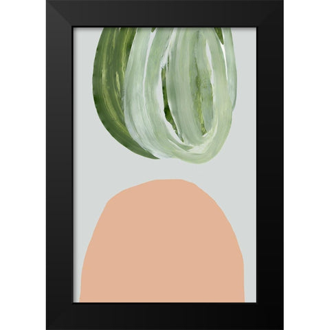 Combining  Black Modern Wood Framed Art Print by PI Studio