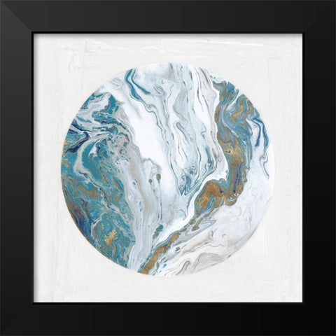 Planet Earth I  Black Modern Wood Framed Art Print by PI Studio