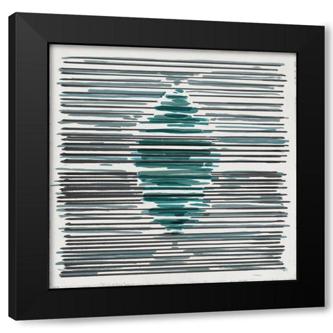 MarquiseÂ  Black Modern Wood Framed Art Print with Double Matting by PI Studio