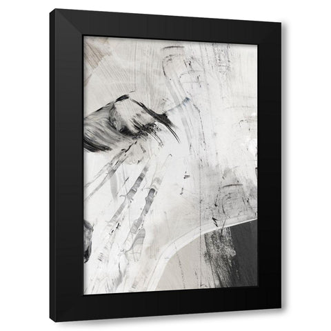 Masquerade I  Black Modern Wood Framed Art Print with Double Matting by PI Studio