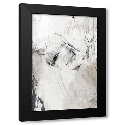 Masquerade II Black Modern Wood Framed Art Print with Double Matting by PI Studio