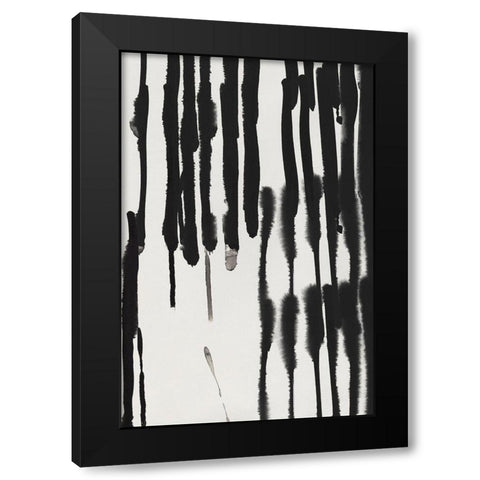 Piano Rhythm IÂ  Black Modern Wood Framed Art Print with Double Matting by PI Studio