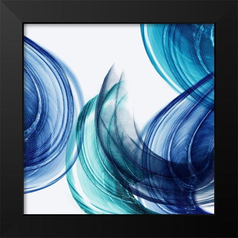 Feathering I  Black Modern Wood Framed Art Print by PI Studio