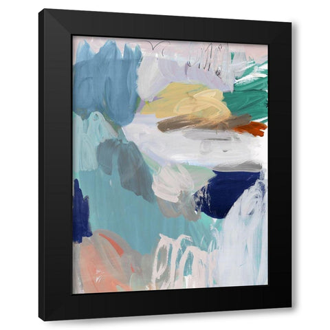 Beguiled II Black Modern Wood Framed Art Print by PI Studio