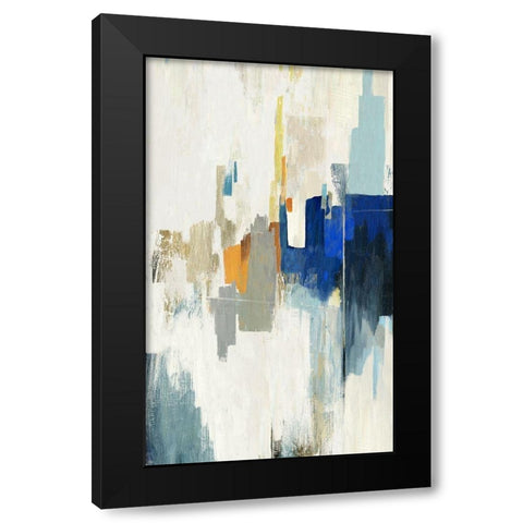 Exuberating I  Black Modern Wood Framed Art Print with Double Matting by PI Studio