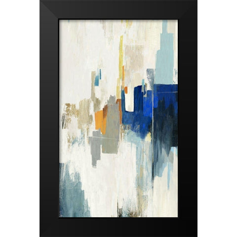 Exuberating I  Black Modern Wood Framed Art Print by PI Studio