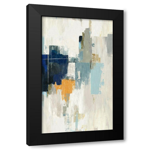 Exuberating II   Black Modern Wood Framed Art Print with Double Matting by PI Studio