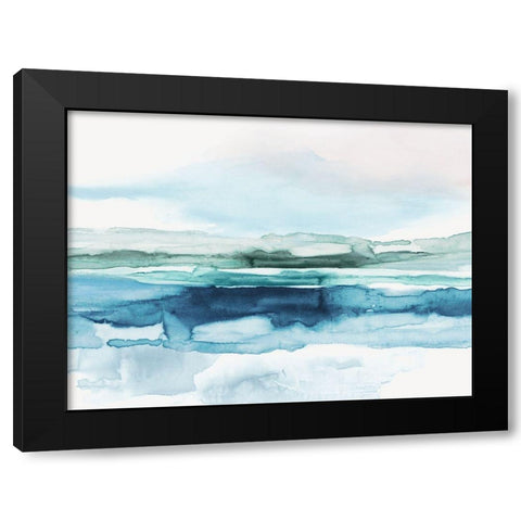 Malachite Pool  Black Modern Wood Framed Art Print by PI Studio