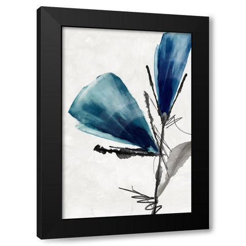 Light as Feather I Black Modern Wood Framed Art Print by PI Studio