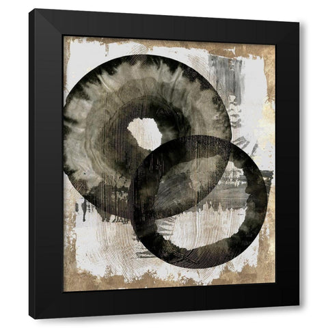 Motion Capture  Black Modern Wood Framed Art Print with Double Matting by PI Studio