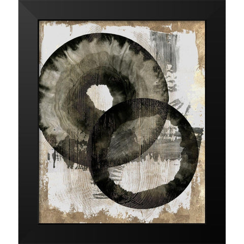 Motion Capture  Black Modern Wood Framed Art Print by PI Studio