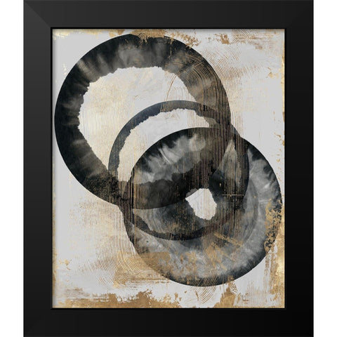 Peculiar  Black Modern Wood Framed Art Print by PI Studio