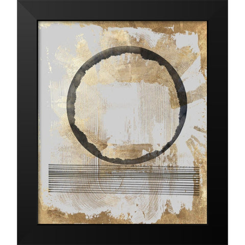 Chord Black Modern Wood Framed Art Print by PI Studio