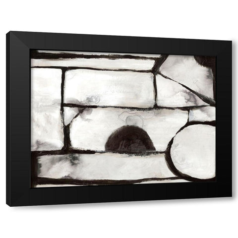 Ancient Pathways II Black Modern Wood Framed Art Print by PI Studio