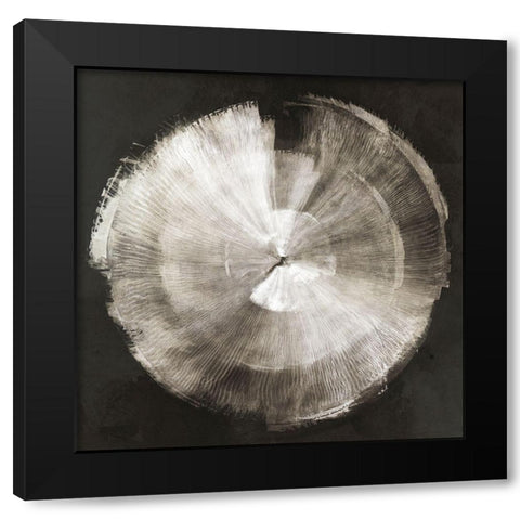 Touch of Silver  Black Modern Wood Framed Art Print with Double Matting by PI Studio