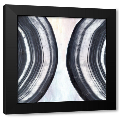 The Space Between II Black Modern Wood Framed Art Print with Double Matting by PI Studio