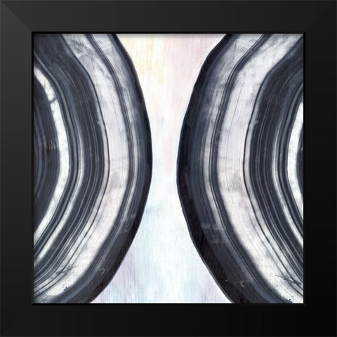 The Space Between II Black Modern Wood Framed Art Print by PI Studio