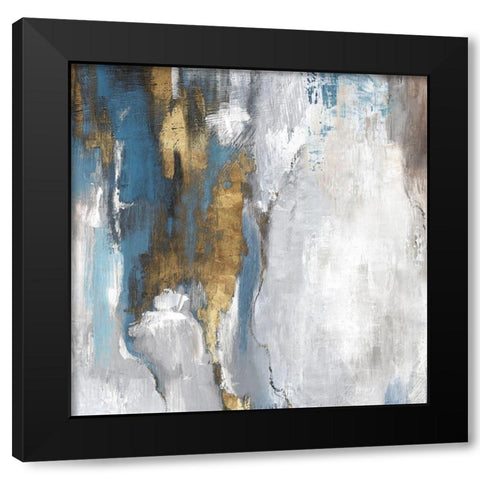 Revolving Motion I Black Modern Wood Framed Art Print with Double Matting by PI Studio