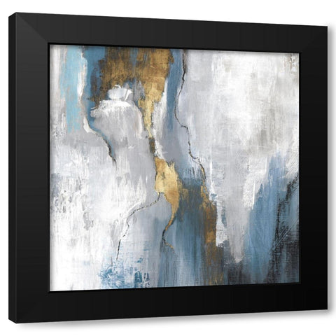 Revolving Motion II Black Modern Wood Framed Art Print by PI Studio