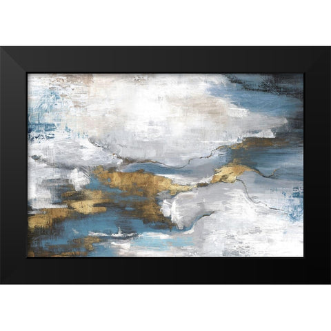 Revolving Motion III Black Modern Wood Framed Art Print by PI Studio