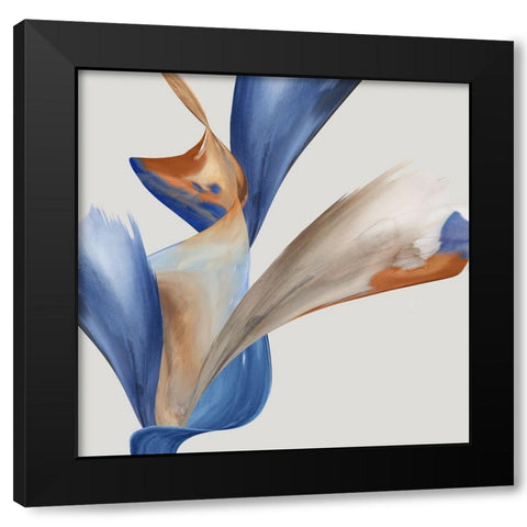 Thinking Through Time II Black Modern Wood Framed Art Print with Double Matting by PI Studio