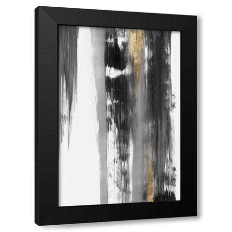 Midas Touch II Black Modern Wood Framed Art Print by PI Studio