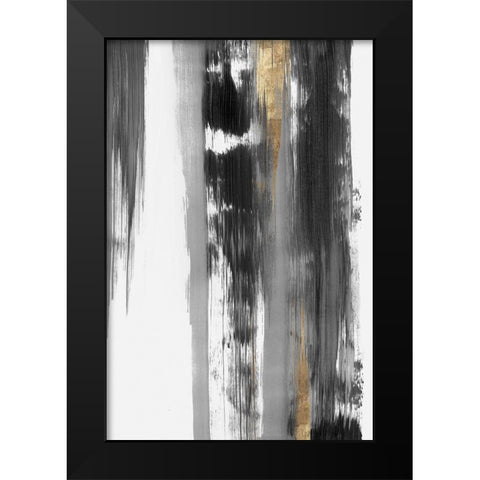 Midas Touch II Black Modern Wood Framed Art Print by PI Studio