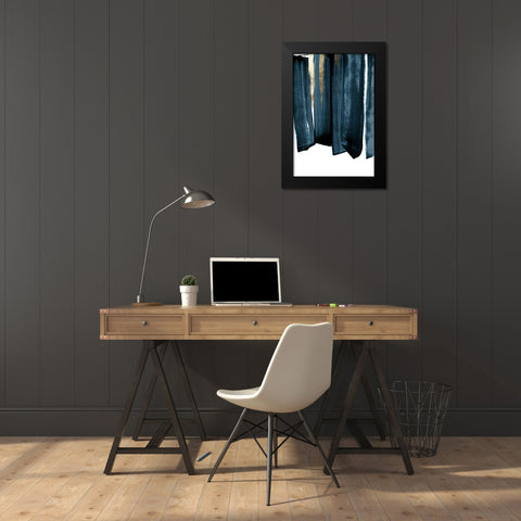 The Sleeping Nymph Black Modern Wood Framed Art Print by PI Studio