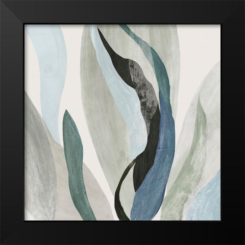 Aria II Black Modern Wood Framed Art Print by PI Studio