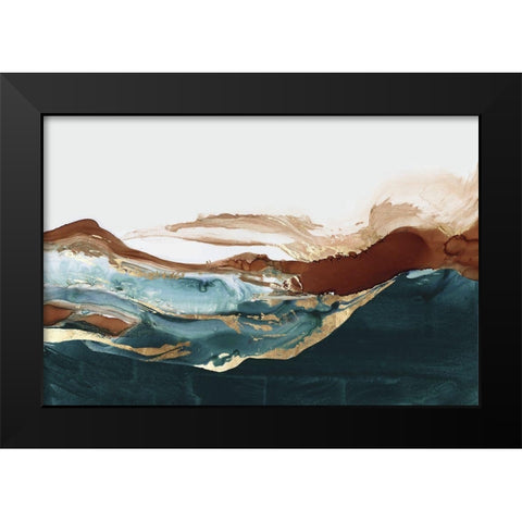 Narrow Escape I Black Modern Wood Framed Art Print by PI Studio