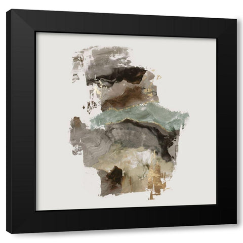 Return to Spring Black Modern Wood Framed Art Print by PI Studio