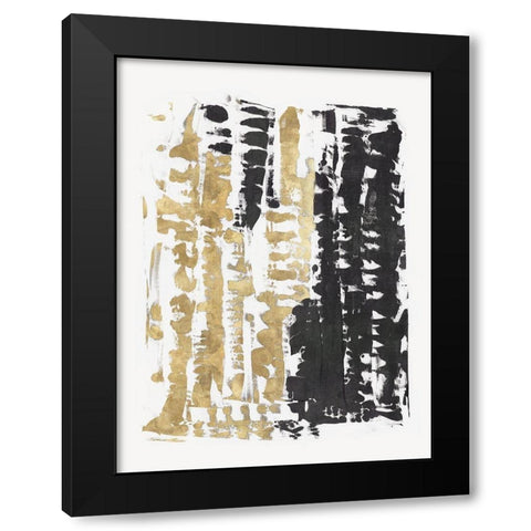 Aureate III Black Modern Wood Framed Art Print by PI Studio