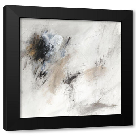 Sketch Lines I  Black Modern Wood Framed Art Print by PI Studio