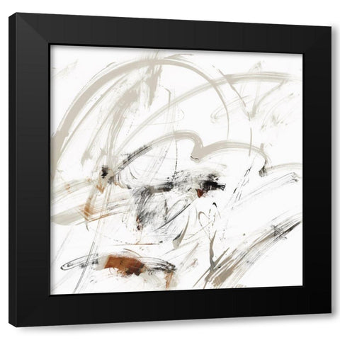 The Space Between Us I  Black Modern Wood Framed Art Print with Double Matting by PI Studio