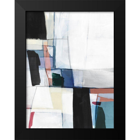 Sky Energy II Black Modern Wood Framed Art Print by PI Studio