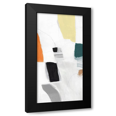 Reflecting Love II Black Modern Wood Framed Art Print by PI Studio