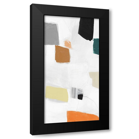 Reflecting Love III Black Modern Wood Framed Art Print with Double Matting by PI Studio