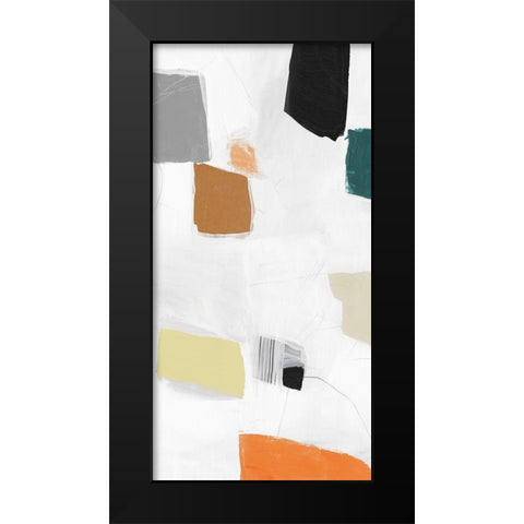 Reflecting Love III Black Modern Wood Framed Art Print by PI Studio