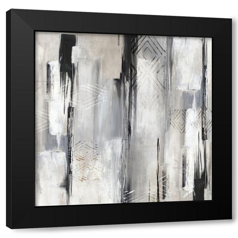 Dancing in the Dark  Black Modern Wood Framed Art Print by PI Studio