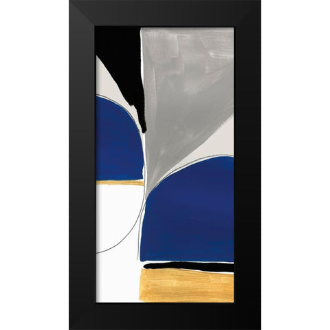 Azure Reflector I  Black Modern Wood Framed Art Print by PI Studio