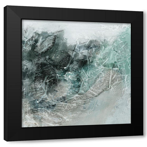 Radiant Night  Black Modern Wood Framed Art Print with Double Matting by PI Studio