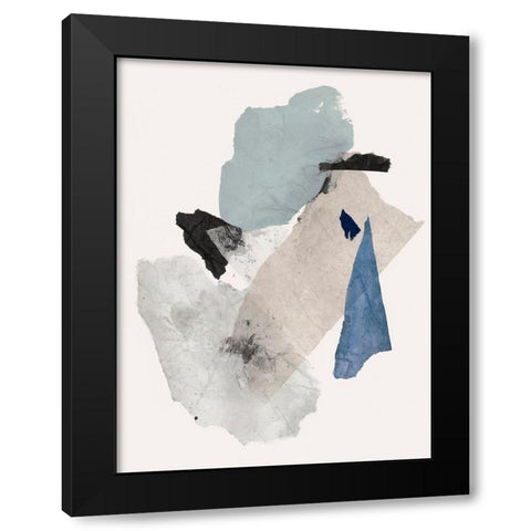 Pieces of Fun I  Black Modern Wood Framed Art Print with Double Matting by PI Studio