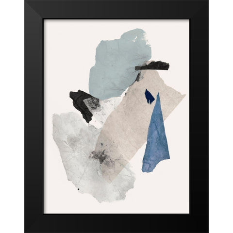 Pieces of Fun I  Black Modern Wood Framed Art Print by PI Studio